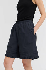 Ruffle Pleat Shorts