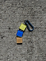 Glass Tile Bag Charm / Keychain