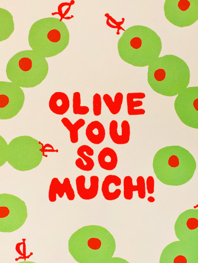 Olive You Card