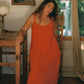 Organic Gauze Dress - Cherry