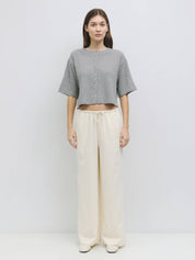 The Stacey Cardigan - Heather Grey
