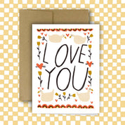 Love You Goose Greeting Card