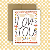 Love You Goose Greeting Card