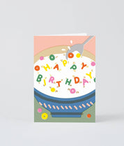 Happy Birthday Cereal Card