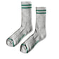 Extended Boyfriend Socks - Light Grey