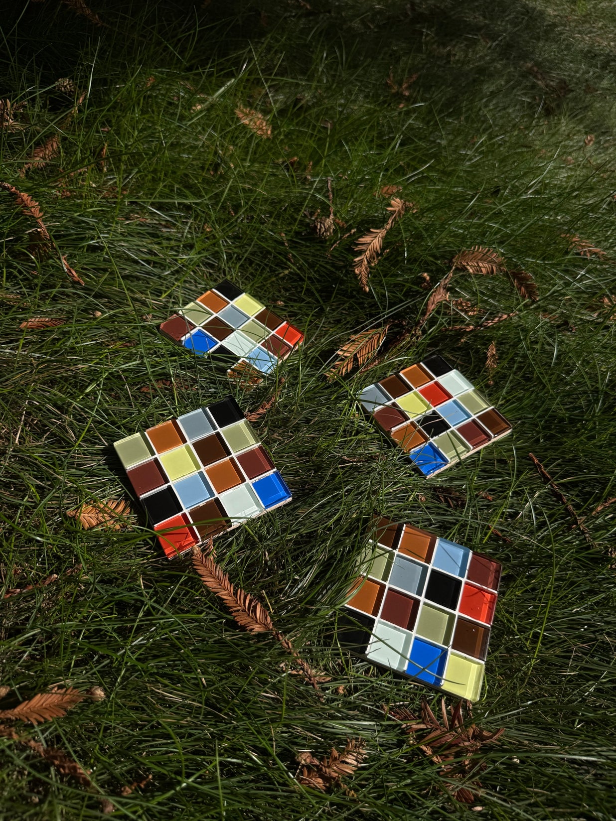 Glass Tile Coasters