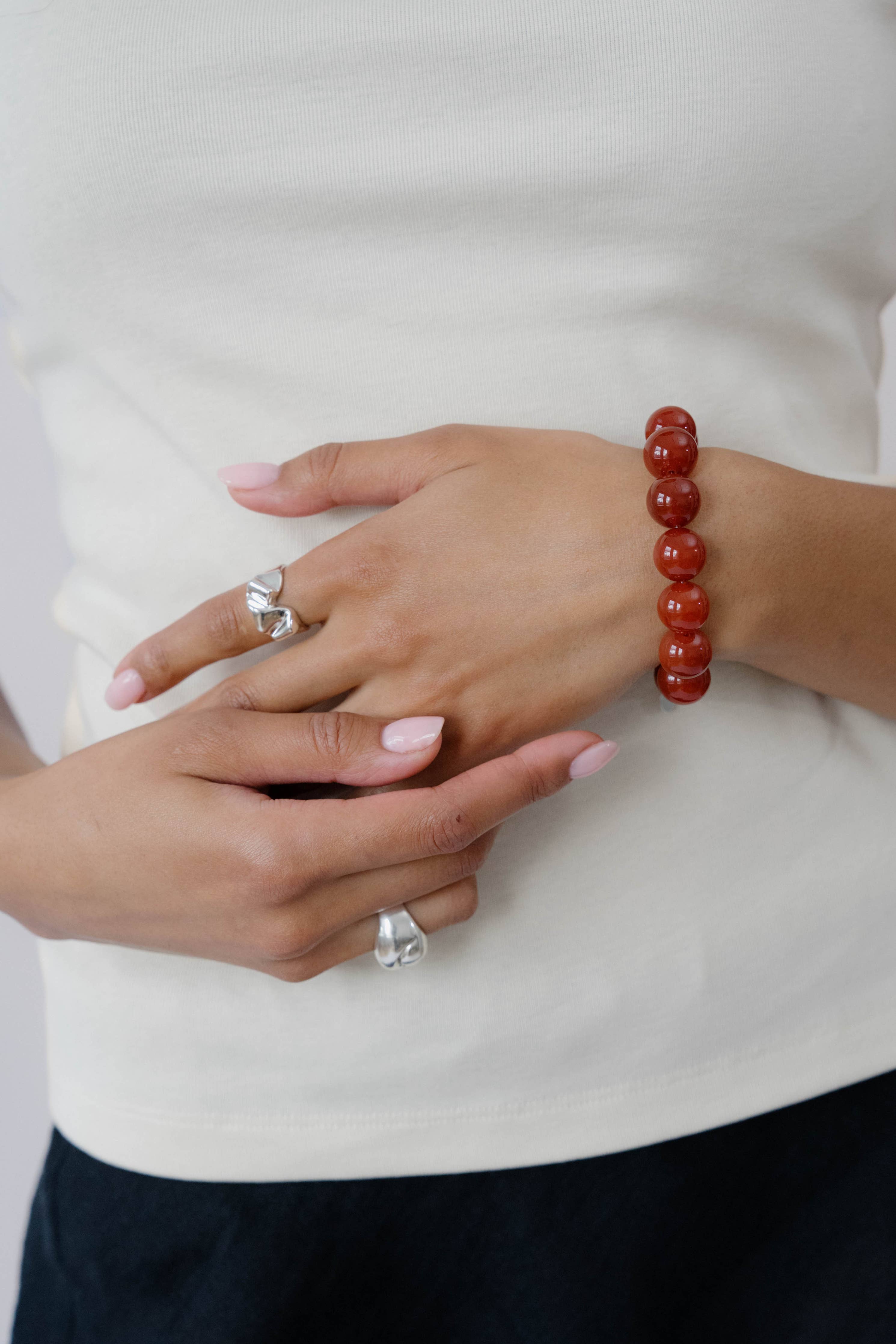 Yona Bracelet - Carnelian