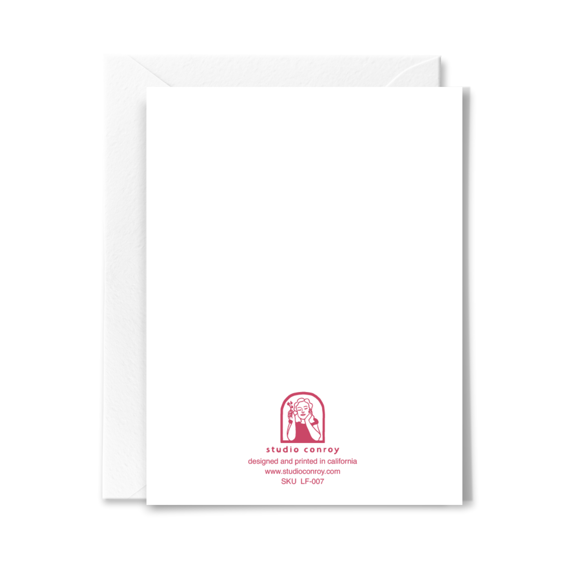 Pink Floral Frame Birthday Card