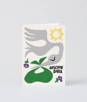 Welcome Baby Stork Card