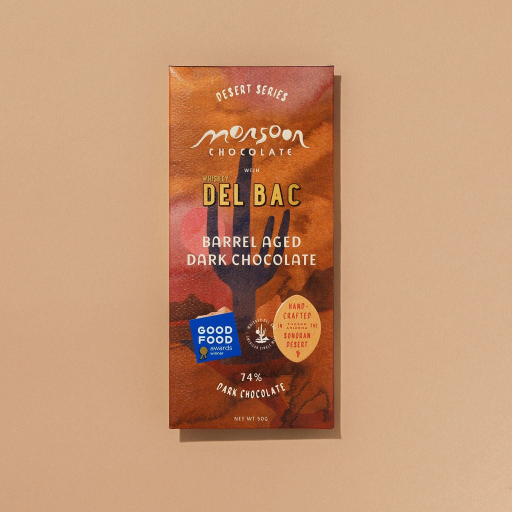 Whiskey del Bac Barrel-Aged Dark Chocolate Bar