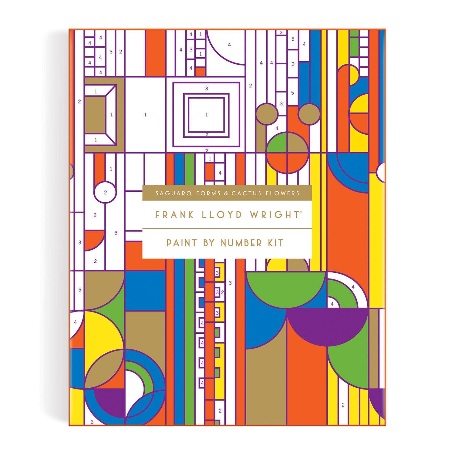 Frank Lloyd Wright Saguaro Cactus and Forms Paint By Number
