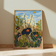 Desert Floral Yucca Cactus Print