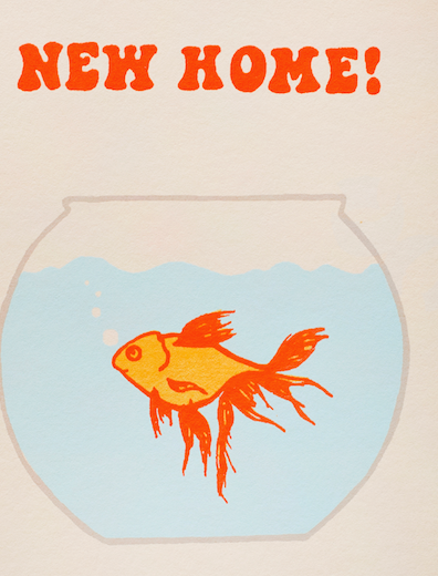 New Home Fish Card