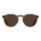Remmy Sunglasses - Ghost + Vibrant Brown Polarized
