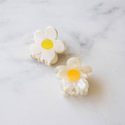 Eco Single Daisy Hair Claw Clip