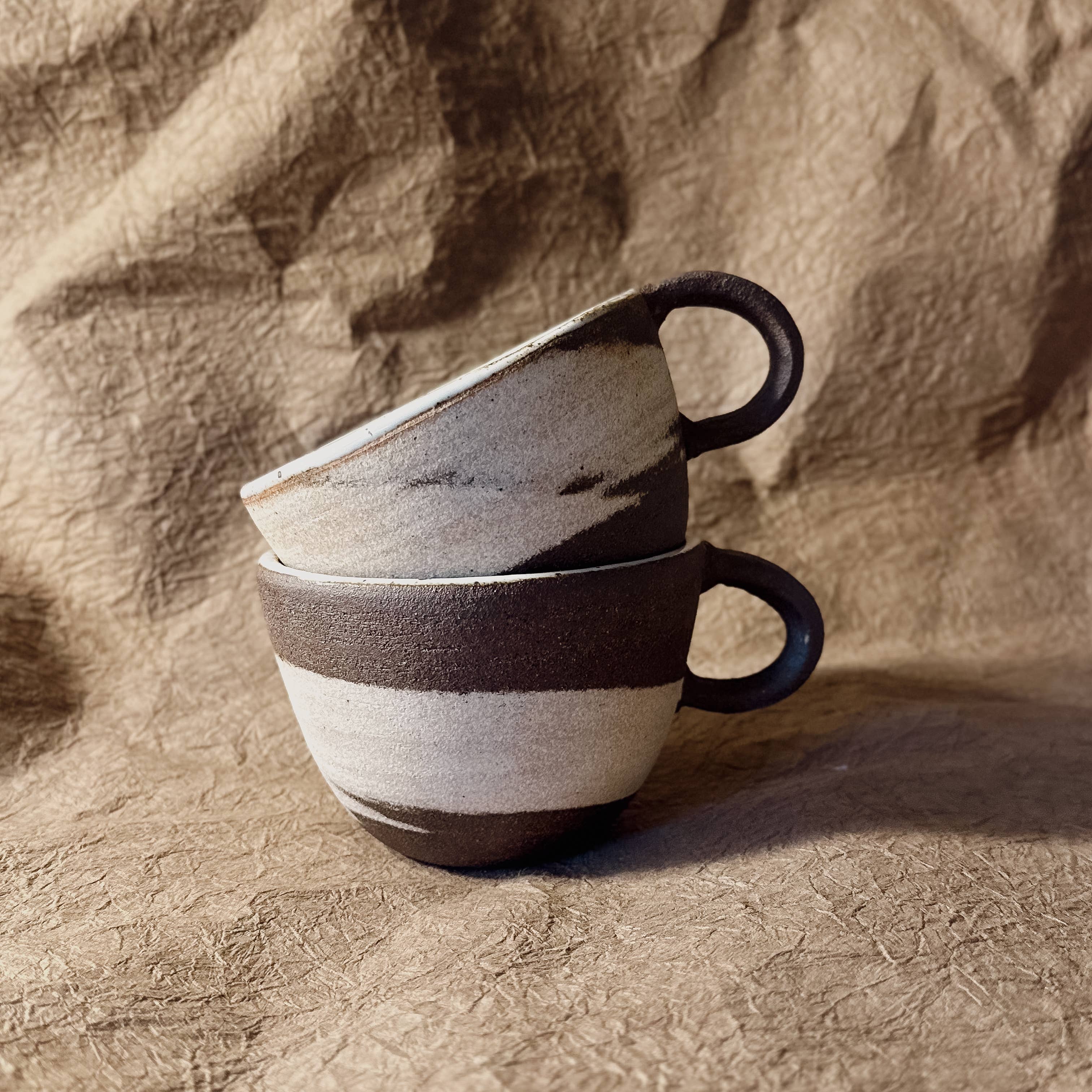 Marbled Mug - Dark Brown