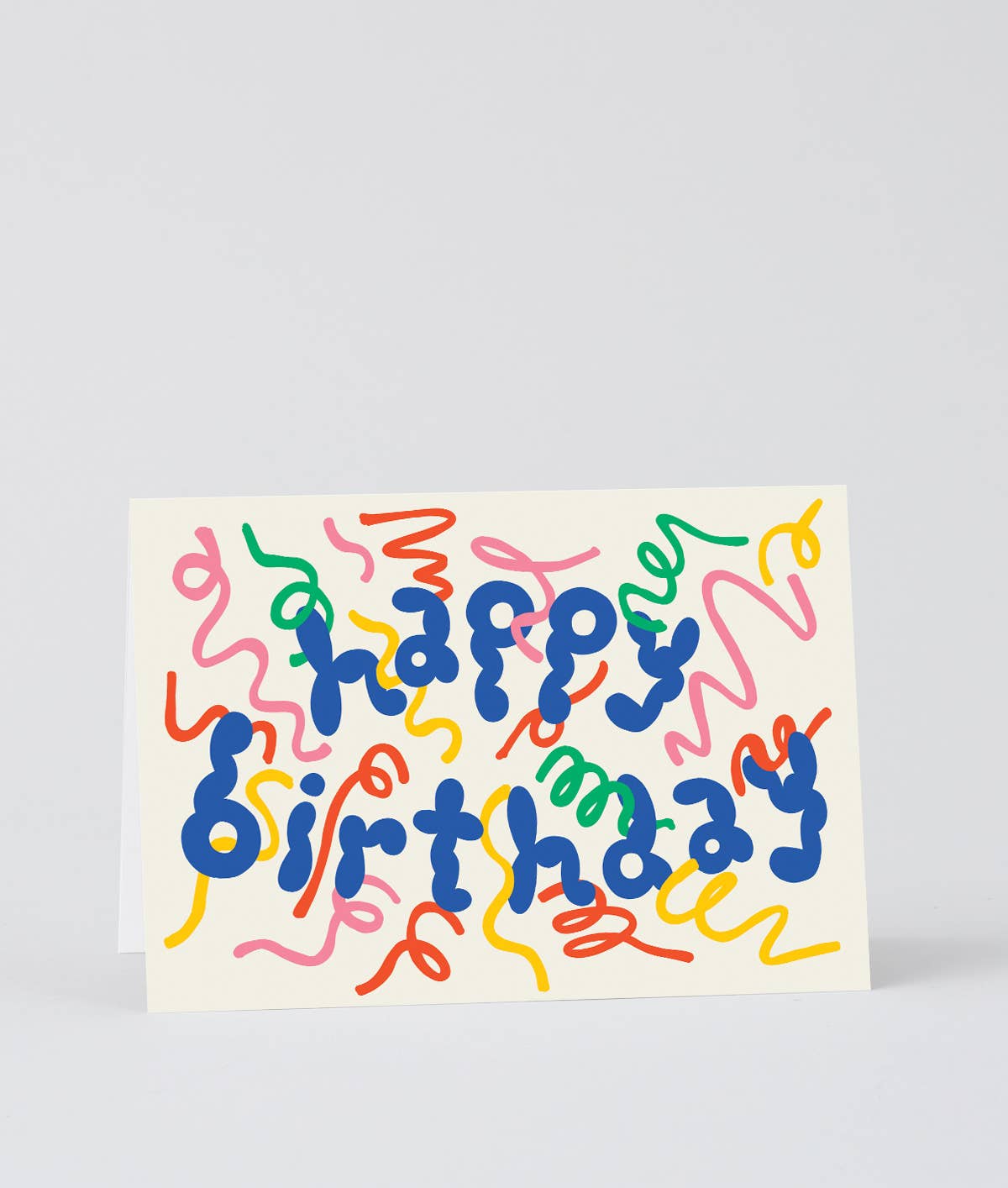 Happy Birthday Streamers Card