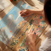 Pastel Western Desert Landscape Print