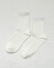 Classic White Her Socks
