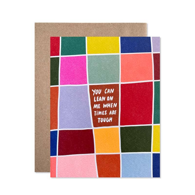 Lean on Me Card