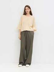 The Stacey Cardigan - Yellow