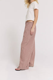 Relaxed Eyelet Pants