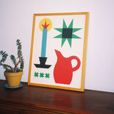 Candlelight Screenprint