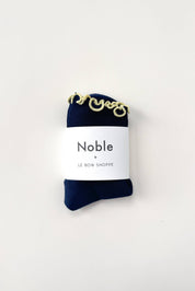 The Petite Ruffled Modal Socks