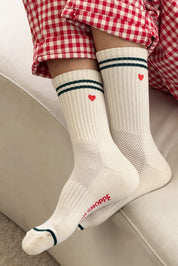 Embroidered Boyfriend socks