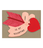 Love Arrow Die Cut Card