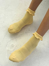 Ruffled Hugger Crew Socks