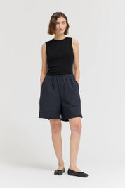 Ruffle Pleat Shorts