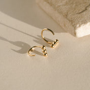 Troika Hug Studs - Gold-FIll