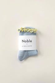 The Petite Ruffled Modal Socks