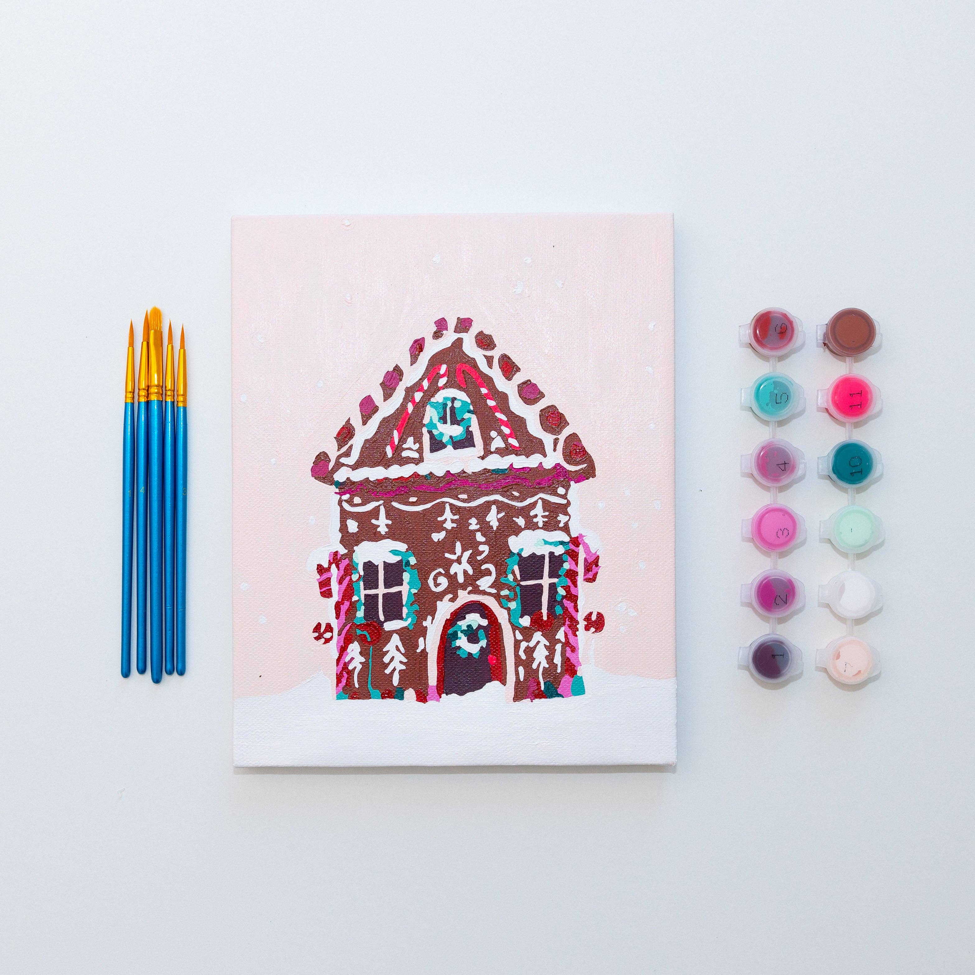 Gingerbread Home Paint by Numbers Mini Kit