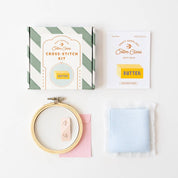 Butter Mini Cross Stitch Kit