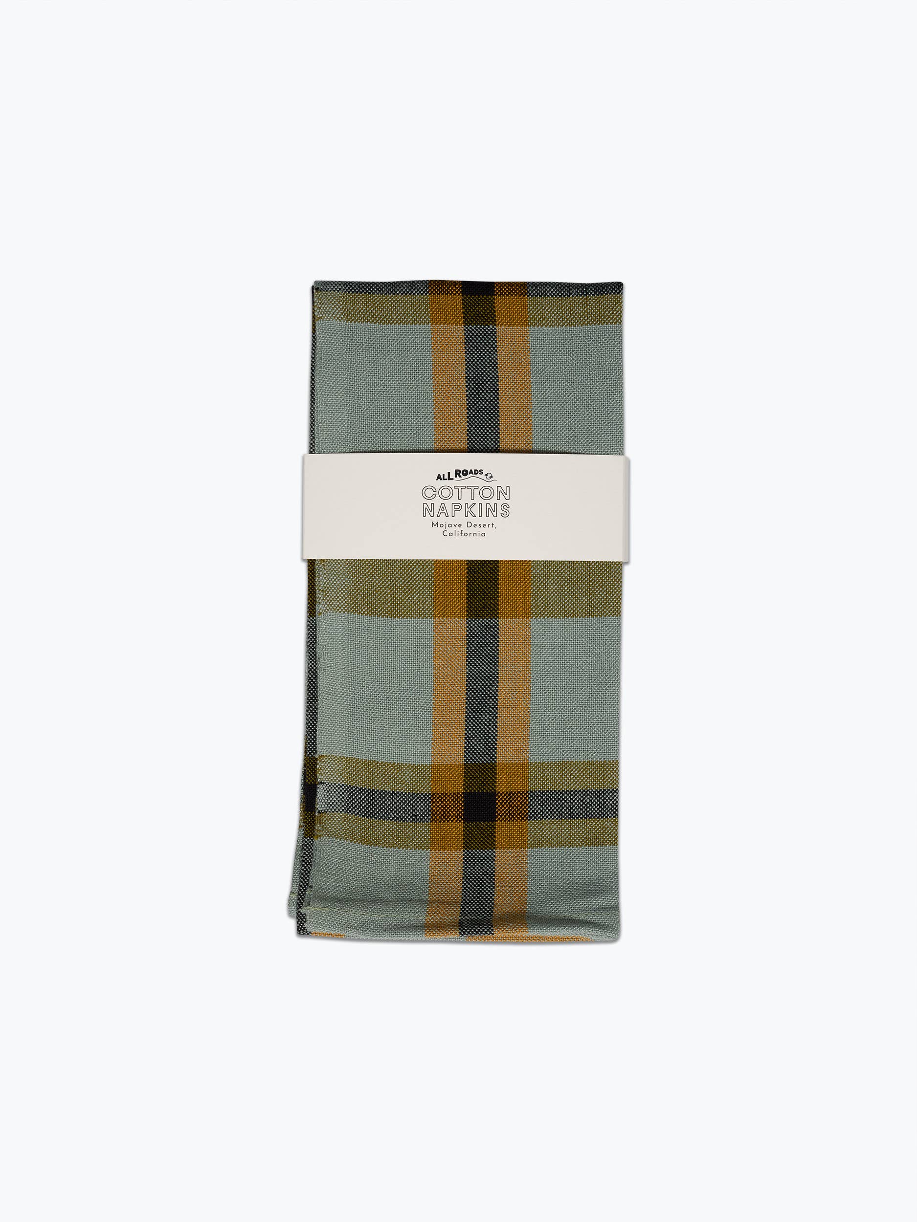Charleston Plaid Napkin Pair - Sage