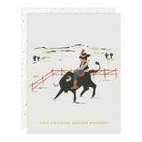 Bucking Awesome Birthday Card