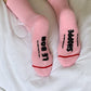 Pink Hugger Socks