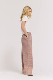 Relaxed Eyelet Pants