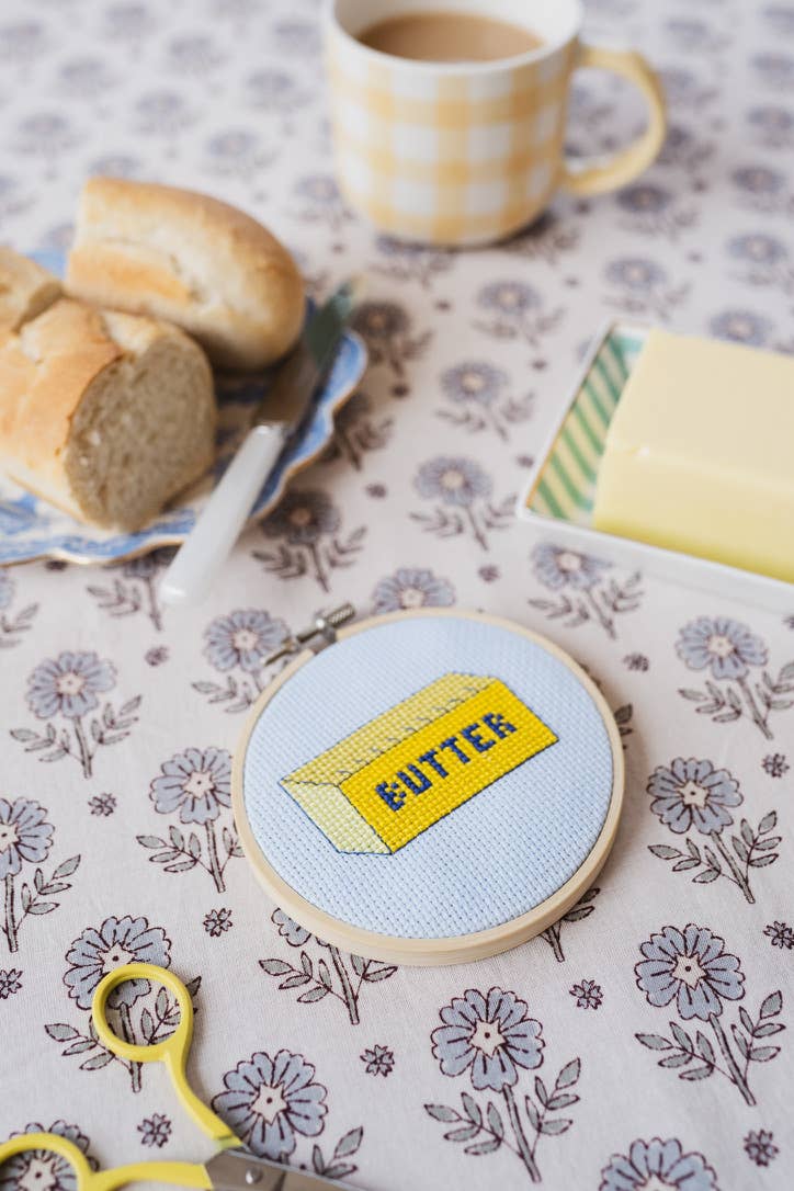 Butter Mini Cross Stitch Kit