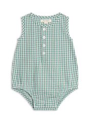 Wren Seersucker Bubble Romper