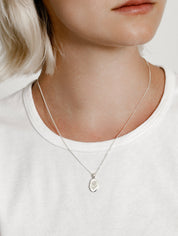Rose Necklace - Sterling Silver