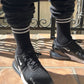 Extended Boyfriend Socks - Noir