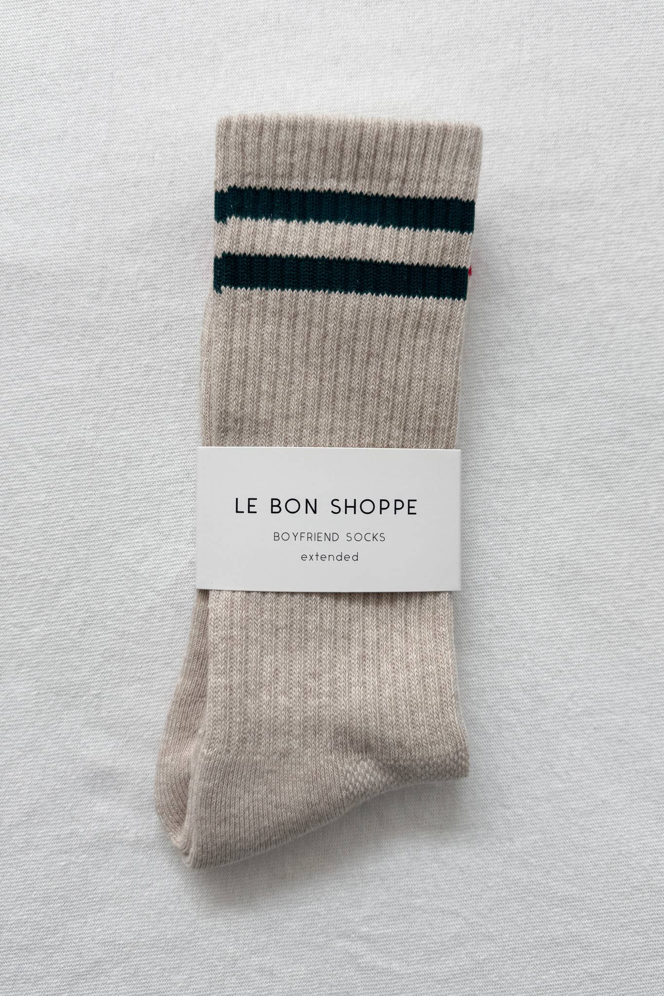 Oatmeal Extended Boyfriend Socks