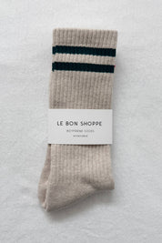 Oatmeal Extended Boyfriend Socks