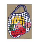 Market Bag Die Cut Card