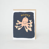 Octopus Birthday Card