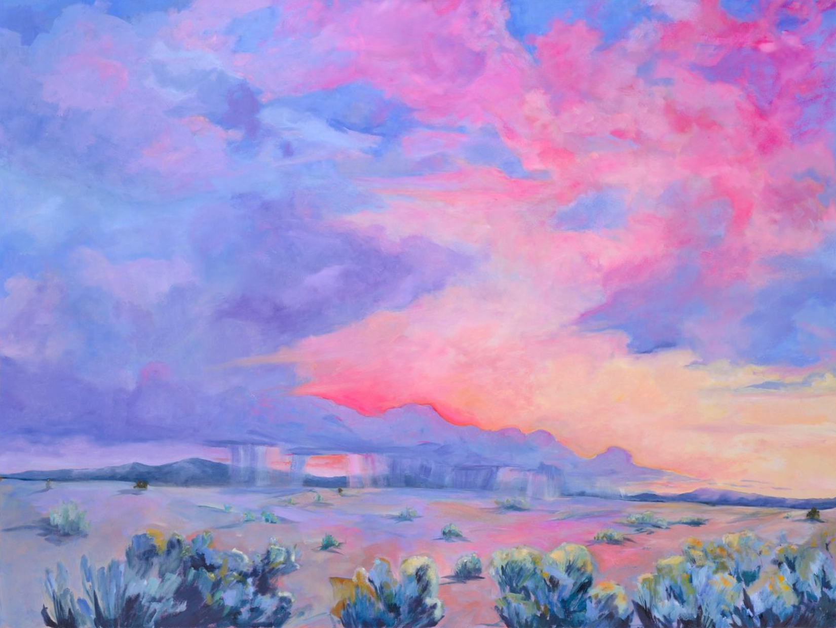 "Summer Rainstorm" Art Print