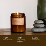 Amber & Moss Candle